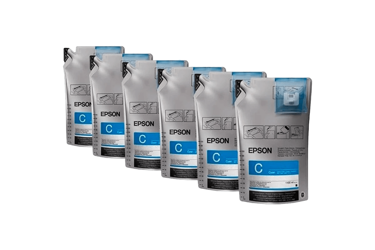 EPSON Tinte SC-F6300 / SC-F9400, T46D - cyan, 6x 1100 ml