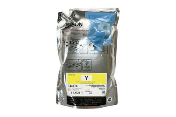 EPSON Tinte SC-F6300 / SC-F9400, T46D - gelb / yellow, 1x 1100 ml