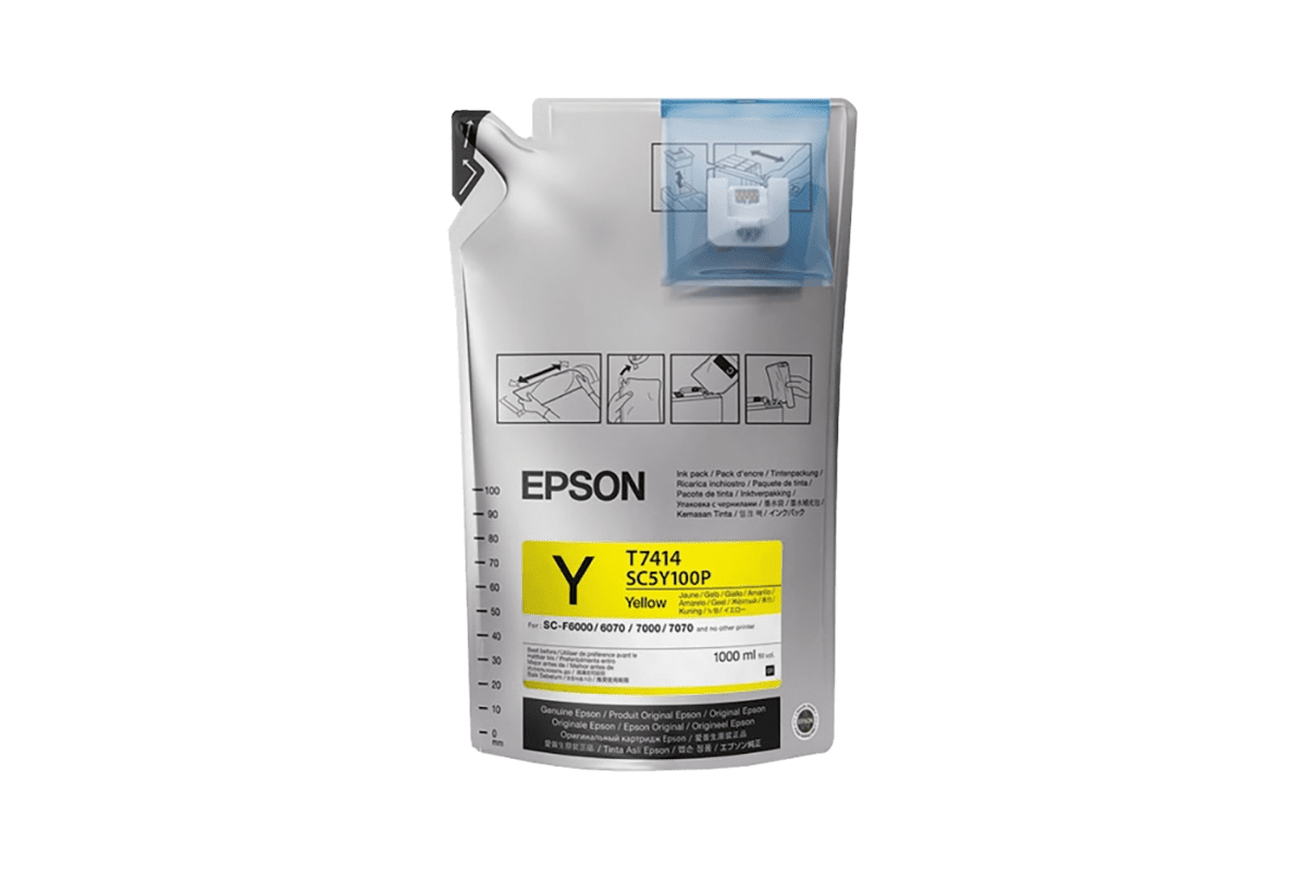 Epson Tinte SC-F6000, SC-F6200, SC-F9300 - gelb / yellow, 1x 1000 ml