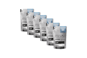 EPSON Tinte SC-F6300 / SC-F9400, T46D - schwarz / black High Density, 6x 1100 ml