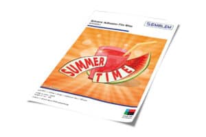 EMBLEM Solvent Adhesion Film White - SOFADH - 54&Prime; (137,2 cm) x 25 Meter