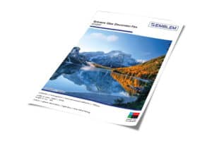 EMBLEM Solvent Glas Decoration Film - SOGDF - 54&Prime; (137,2 cm) x 20 Meter