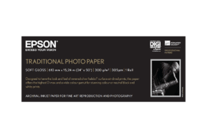EPSON Traditional Photo Paper - 24&Prime; (61,0 cm) x 15 Meter