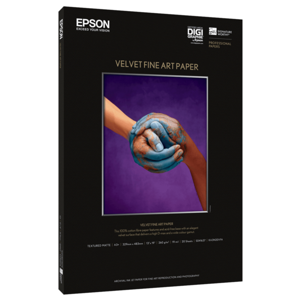 Epson Velvet Fine art Paper Hero 1200x1200