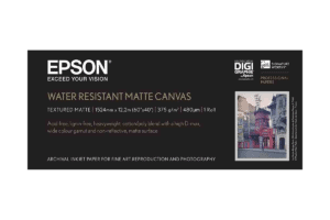 EPSON WaterResistant Matte Canvas - 60&Prime; (152,4 cm) x 12,2 Meter