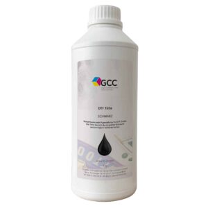 GCC DTF Tinte f&uuml;r den Transferdruck - schwarz / black, 1000 Gramm
