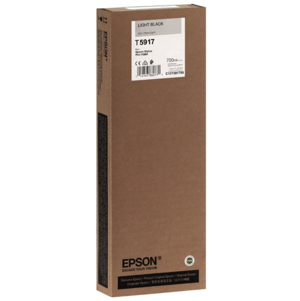EPSON Tinte Stylus Pro 11880, 700ml - light black