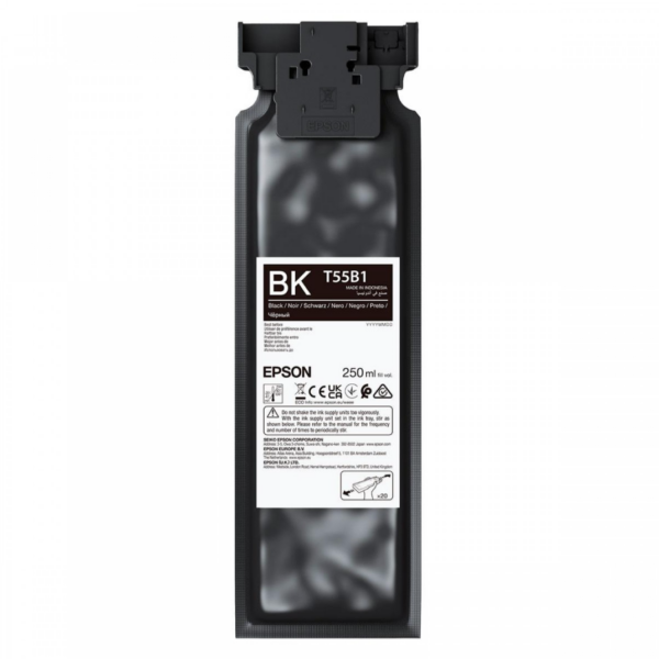 EPSON Tinte SC-F1000, 250ml, T55B - schwarz / black