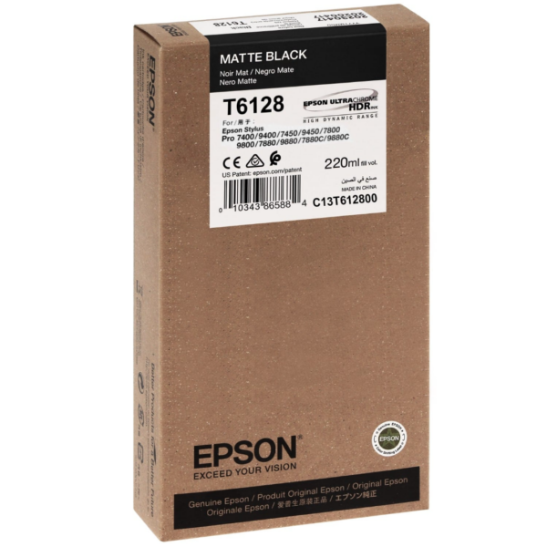 EPSON Tinte Stylus Pro 7800/7880/9800/9880, 220ml - matte black