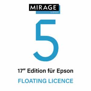 Mirage 5 17&Prime; Edition f&uuml;r Epson - Floating Seat Licence