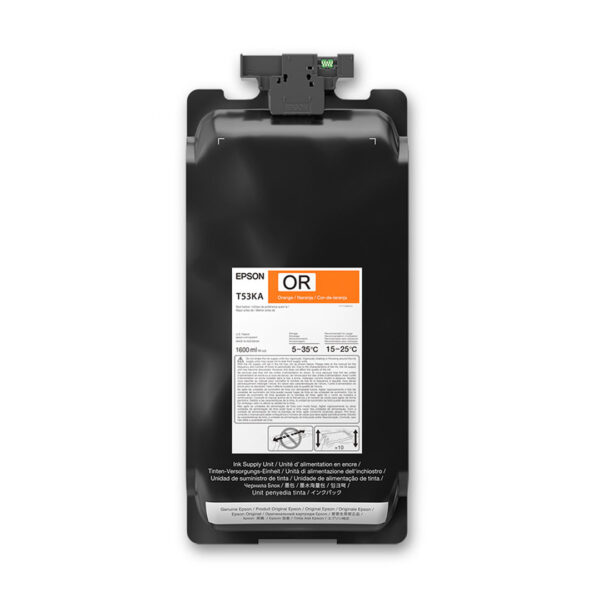EPSON Tinte SC-F6400 / SC-F9500, 2x 1600ml, T53L - orange