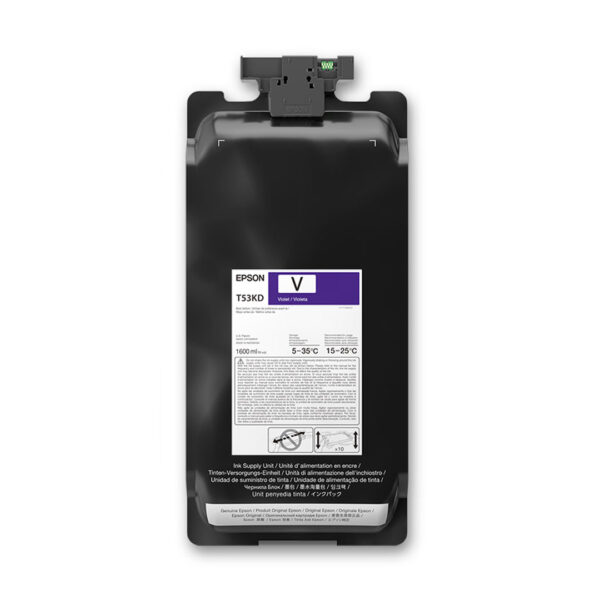 EPSON Tinte SC-F6400 / SC-F9500, 2x 1600ml, T53L - violett