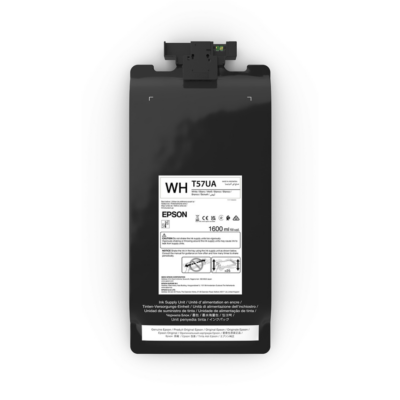 EPSON Tinte SC-G6000, 1600ml, T57U - wei&szlig; / white
